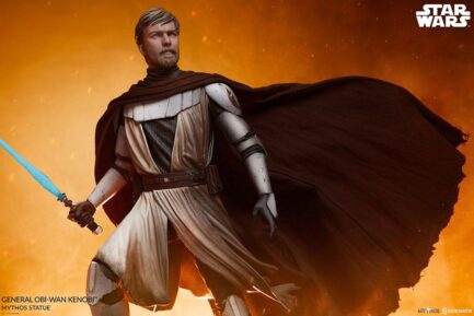 GENERAL OBI-WAN KENOBI MYTHOS - STAR WARS - STATUE - 45 CM - SIDESHOW COLLECTIBLES - Imagen 4