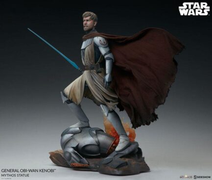 GENERAL OBI-WAN KENOBI MYTHOS - STAR WARS - STATUE - 45 CM - SIDESHOW COLLECTIBLES - Imagen 6