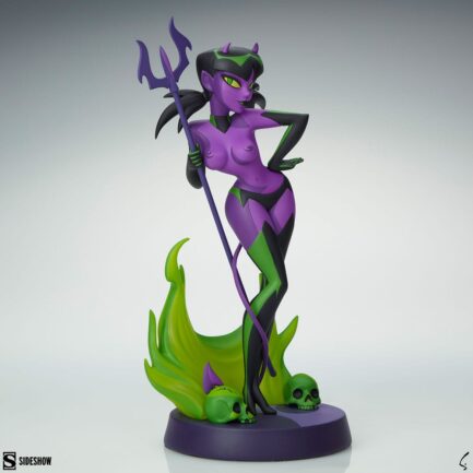 DEVIL GIRL (PURPLE AND GREEN VARIANT) - SHANE GLINES - STATUES - 30 CM - SIDESHOW COLLECTIBLES