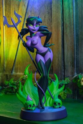 DEVIL GIRL (PURPLE AND GREEN VARIANT) – SHANE GLINES – STATUES – 30 CM – SIDESHOW COLLECTIBLES