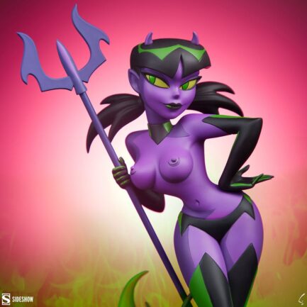 DEVIL GIRL (PURPLE AND GREEN VARIANT) - SHANE GLINES - STATUES - 30 CM - SIDESHOW COLLECTIBLES - Imagen 3