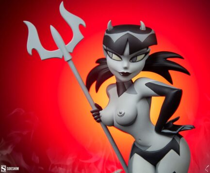DEVIL GIRL (BLACK AND WHITE VARIANT) - SHANE GLINES - STATUES - 30 CM - SIDESHOW COLLECTIBLES - Imagen 3