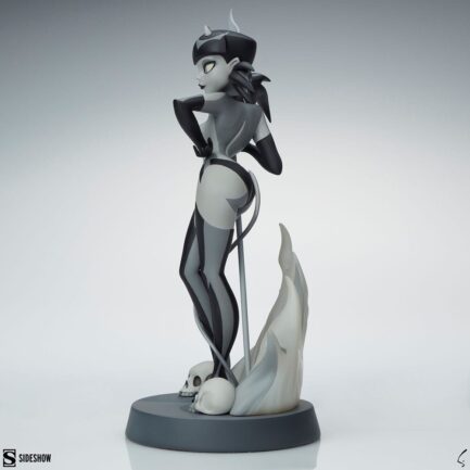 DEVIL GIRL (BLACK AND WHITE VARIANT) - SHANE GLINES - STATUES - 30 CM - SIDESHOW COLLECTIBLES - Imagen 9