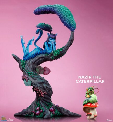LADY CHESHIRE CAT DELUXE - FAIRYTALE FANTASIES COLLECTION - STATUE -  63 CM - SIDESHOW COLLECTIBLES - Imagen 17