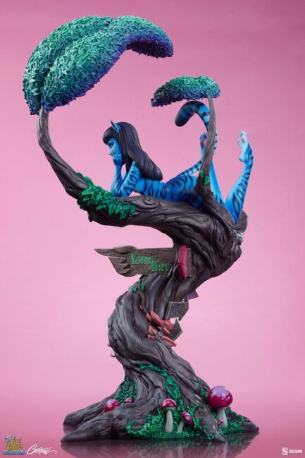 LADY CHESHIRE CAT DELUXE - FAIRYTALE FANTASIES COLLECTION - STATUE -  63 CM - SIDESHOW COLLECTIBLES - Imagen 11