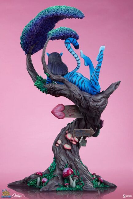 LADY CHESHIRE CAT DELUXE - FAIRYTALE FANTASIES COLLECTION - STATUE -  63 CM - SIDESHOW COLLECTIBLES - Imagen 12