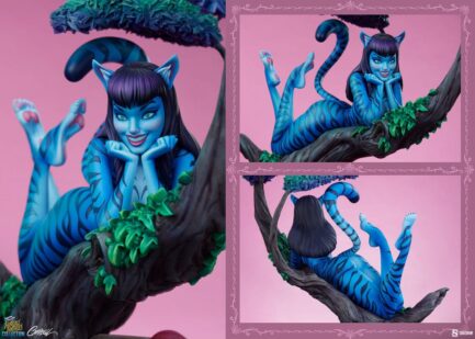 LADY CHESHIRE CAT DELUXE - FAIRYTALE FANTASIES COLLECTION - STATUE -  63 CM - SIDESHOW COLLECTIBLES - Imagen 14