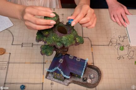 XHORHAUS DICE TOWER - CRITICAL ROLE: MIGHTY NEIN - TABLETOP GAMING ACCESORY 28 CM - SIDESHOW COLLECTIBLES - Imagen 5