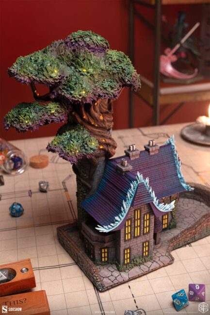 XHORHAUS DICE TOWER - CRITICAL ROLE: MIGHTY NEIN - TABLETOP GAMING ACCESORY 28 CM - SIDESHOW COLLECTIBLES - Imagen 6
