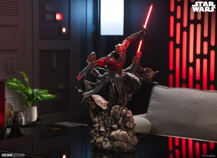 DARTH MAUL MYTHOS - STAR WARS - PREMIUM FORMAT 64 CM - SIDESHOW COLLECTIBLES - Imagen 2