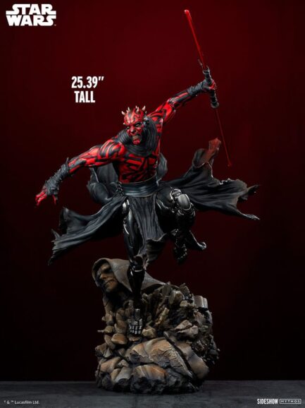 DARTH MAUL MYTHOS - STAR WARS - PREMIUM FORMAT 64 CM - SIDESHOW COLLECTIBLES - Imagen 7
