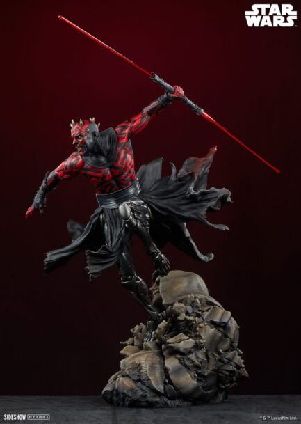 DARTH MAUL MYTHOS - STAR WARS - PREMIUM FORMAT 64 CM - SIDESHOW COLLECTIBLES - Imagen 11