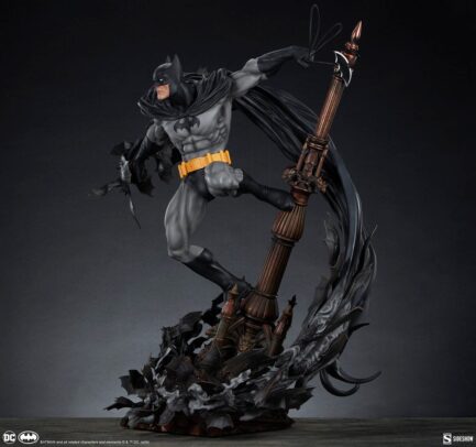 BATMAN (BLACK VARIANT) - DC COMICS - PREMIUM FORMAT 68 CM - SIDESHOW COLLECTIBLES - Imagen 5