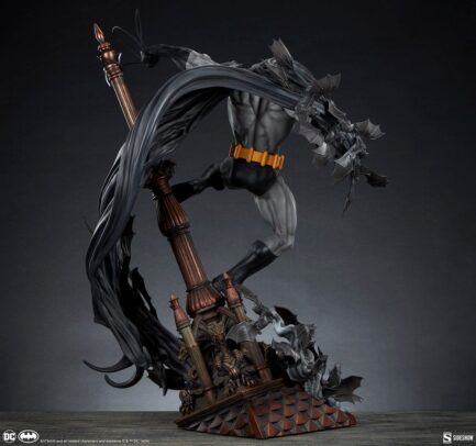 BATMAN (BLACK VARIANT) - DC COMICS - PREMIUM FORMAT 68 CM - SIDESHOW COLLECTIBLES - Imagen 7