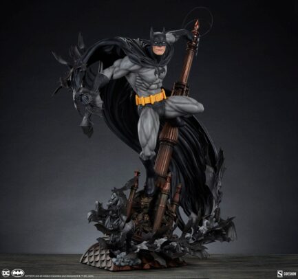 BATMAN (BLACK VARIANT) - DC COMICS - PREMIUM FORMAT 68 CM - SIDESHOW COLLECTIBLES - Imagen 8