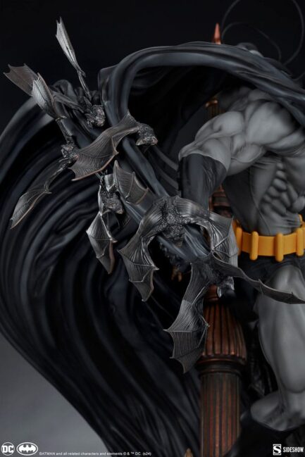 BATMAN (BLACK VARIANT) - DC COMICS - PREMIUM FORMAT 68 CM - SIDESHOW COLLECTIBLES - Imagen 10