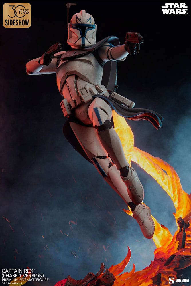 CAPTAIN REX (PHASE 1) - STAR WARS - PREMIUM FORMAT - 68 CM - SIDESHOW COLLECTIBLES - Imagen 3