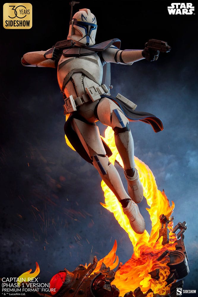 CAPTAIN REX (PHASE 1) - STAR WARS - PREMIUM FORMAT - 68 CM - SIDESHOW COLLECTIBLES - Imagen 5