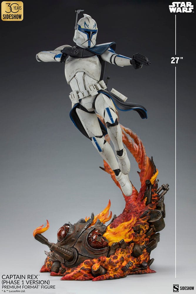 CAPTAIN REX (PHASE 1) - STAR WARS - PREMIUM FORMAT - 68 CM - SIDESHOW COLLECTIBLES - Imagen 6