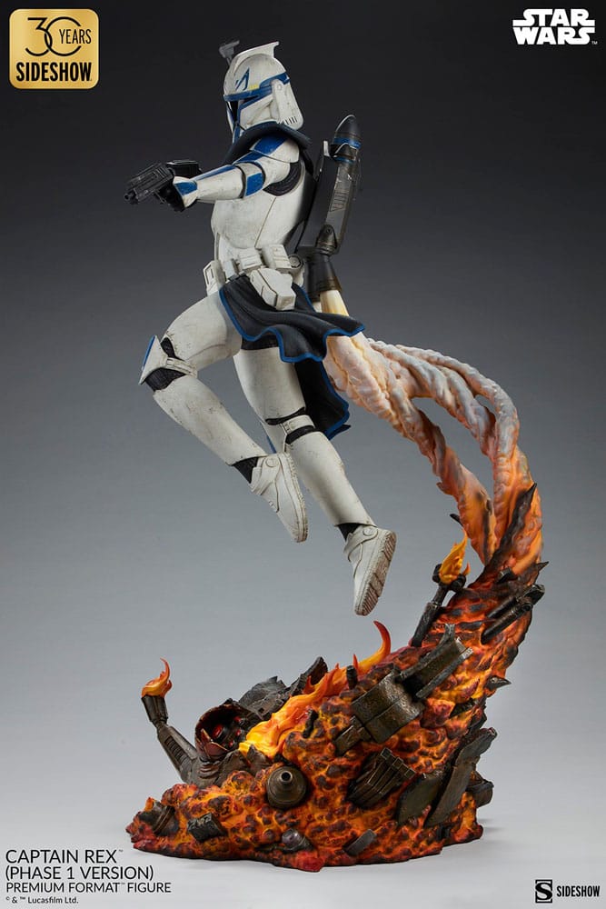 CAPTAIN REX (PHASE 1) - STAR WARS - PREMIUM FORMAT - 68 CM - SIDESHOW COLLECTIBLES - Imagen 7