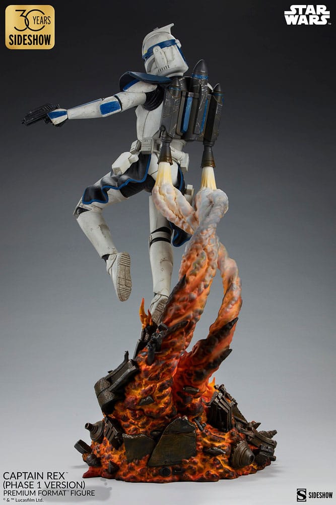 CAPTAIN REX (PHASE 1) - STAR WARS - PREMIUM FORMAT - 68 CM - SIDESHOW COLLECTIBLES - Imagen 8