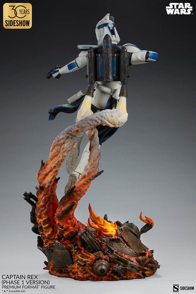 CAPTAIN REX (PHASE 1) - STAR WARS - PREMIUM FORMAT - 68 CM - SIDESHOW COLLECTIBLES - Imagen 9