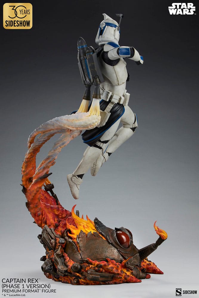 CAPTAIN REX (PHASE 1) - STAR WARS - PREMIUM FORMAT - 68 CM - SIDESHOW COLLECTIBLES - Imagen 10