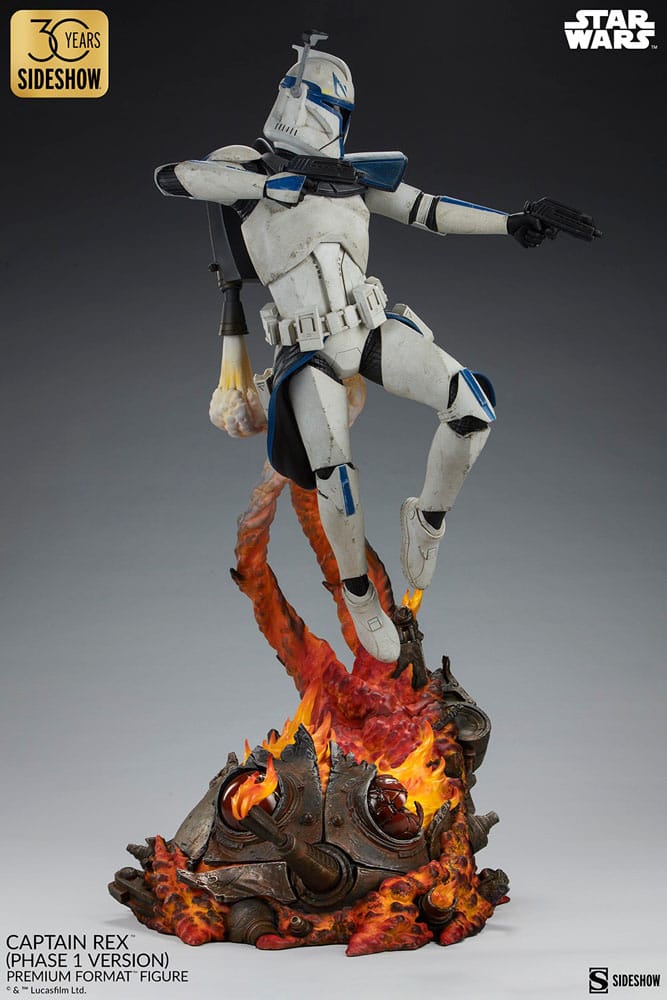 CAPTAIN REX (PHASE 1) - STAR WARS - PREMIUM FORMAT - 68 CM - SIDESHOW COLLECTIBLES - Imagen 11