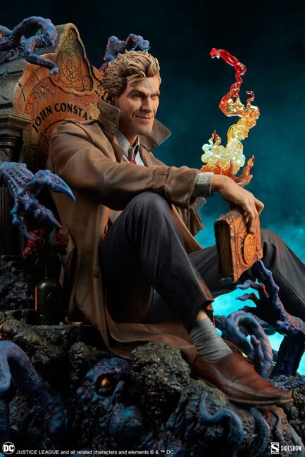 JOHN CONSTANTINE: JUST ANOTHER EXORCISM HANGOVER - DC COMICS - PREMIUM FORMAT 53 CM - SIDESHOW COLLECTIBLES - Imagen 3