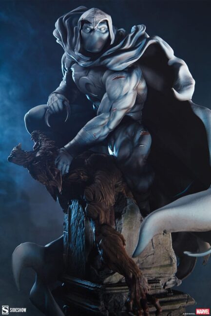 MOON KNIGHT - MARVEL - PREMIUM FORMAT - 60 CM - SIDESHOW COLLECTIBLES - Imagen 4