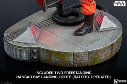 LUKE SKYWALKER & X-WING: RED FIVE, STANDING BY - STAR WARS - PREMIUM FORMAT - 76 CM - SIDESHOW COLLECTIBLES - Imagen 15