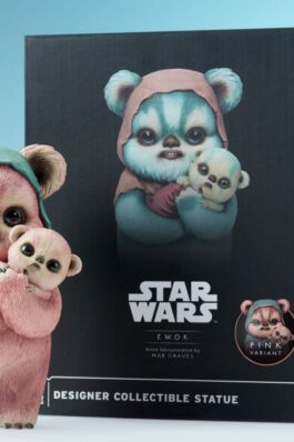 EWOK (PINK VARIANT) – STAR WARS – STATUES – 18 CM – SIDESHOW COLLECTIBLES