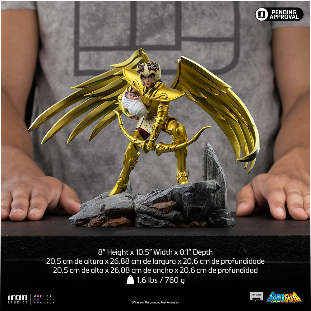 SAGITTARIUS AIOLOS - SAINT SEIYA - ART SCALE 1/10 - IRON STUDIOS - Imagen 9