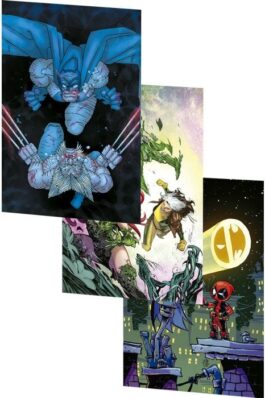 PACK 3 COVERS+POSTER MASACRE/BATMAN 01 (MARVEL/DC CROSSOVER)