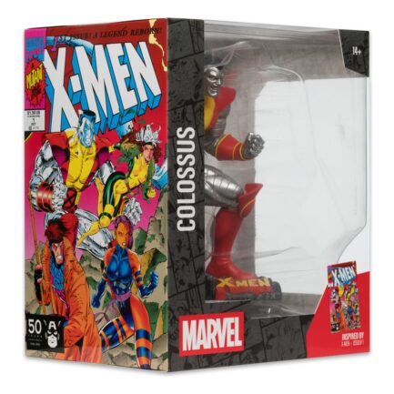 COLOSSUS (THE X-MEN #1) - MARVEL - 1/10 SCALE COLLECTIBLE W/SCENE - 17 CM - MCFARLANE TOYS - Imagen 7