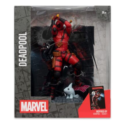 DEADPOOL (DEADPOOL #1) - MARVEL - 1/10 SCALE COLLECTIBLE W/SCENE - 17 CM - MCFARLANE TOYS - Imagen 5
