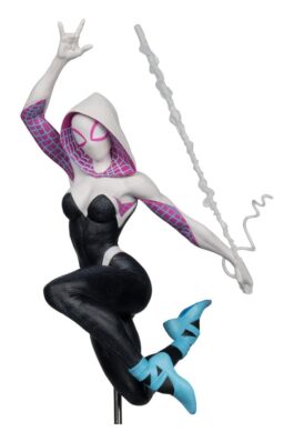 GHOST-SPIDER (THE AMAZING SPIDER-MAN #1) – MARVEL – 1/10 SCALE COLLECTIBLE W/SCENE – 17 CM – MCFARLANE TOYS