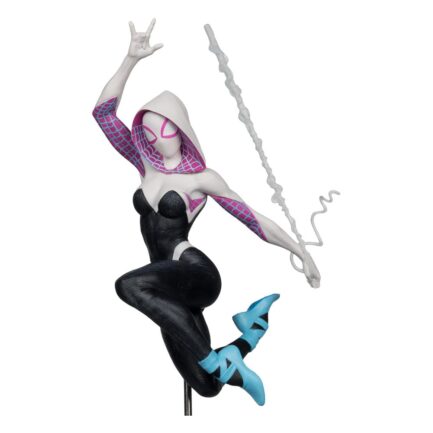 GHOST-SPIDER (THE AMAZING SPIDER-MAN #1) - MARVEL - 1/10 SCALE COLLECTIBLE W/SCENE - 17 CM - MCFARLANE TOYS