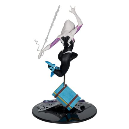 GHOST-SPIDER (THE AMAZING SPIDER-MAN #1) - MARVEL - 1/10 SCALE COLLECTIBLE W/SCENE - 17 CM - MCFARLANE TOYS - Imagen 4