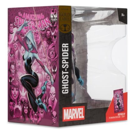 GHOST-SPIDER (THE AMAZING SPIDER-MAN #1) - MARVEL - 1/10 SCALE COLLECTIBLE W/SCENE - 17 CM - MCFARLANE TOYS - Imagen 6