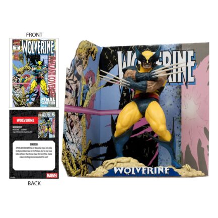 WOLVERINE (WOLVERINE #85) - MARVEL - 1/10 SCALE COLLECTIBLE W/SCENE - 17 CM - MCFARLANE TOYS - Imagen 2
