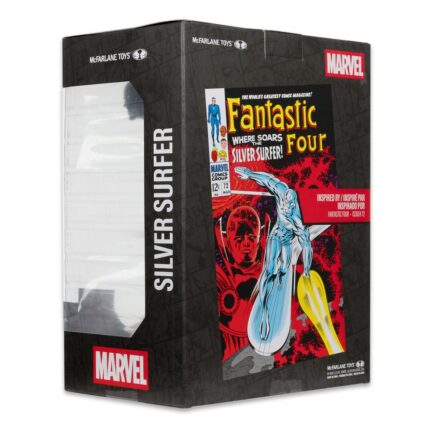 SILVER SURFER (FANTASTIC FOUR #72) - MARVEL - 1/6 SCALE COLLECTIBLE FIGURE W/SCENE & COMIC - 25 CM - MCFARLANE TOYS - Imagen 10