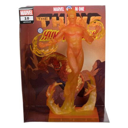 HUMAN TORCH (MARVEL 2-IN-ONE #10) - MARVEL - 1/6 SCALE COLLECTIBLE FIGURE W/SCENE & COMIC - 29 CM - MCFARLANE TOYS
