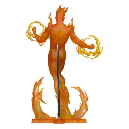 HUMAN TORCH (MARVEL 2-IN-ONE #10) - MARVEL - 1/6 SCALE COLLECTIBLE FIGURE W/SCENE & COMIC - 29 CM - MCFARLANE TOYS - Imagen 6