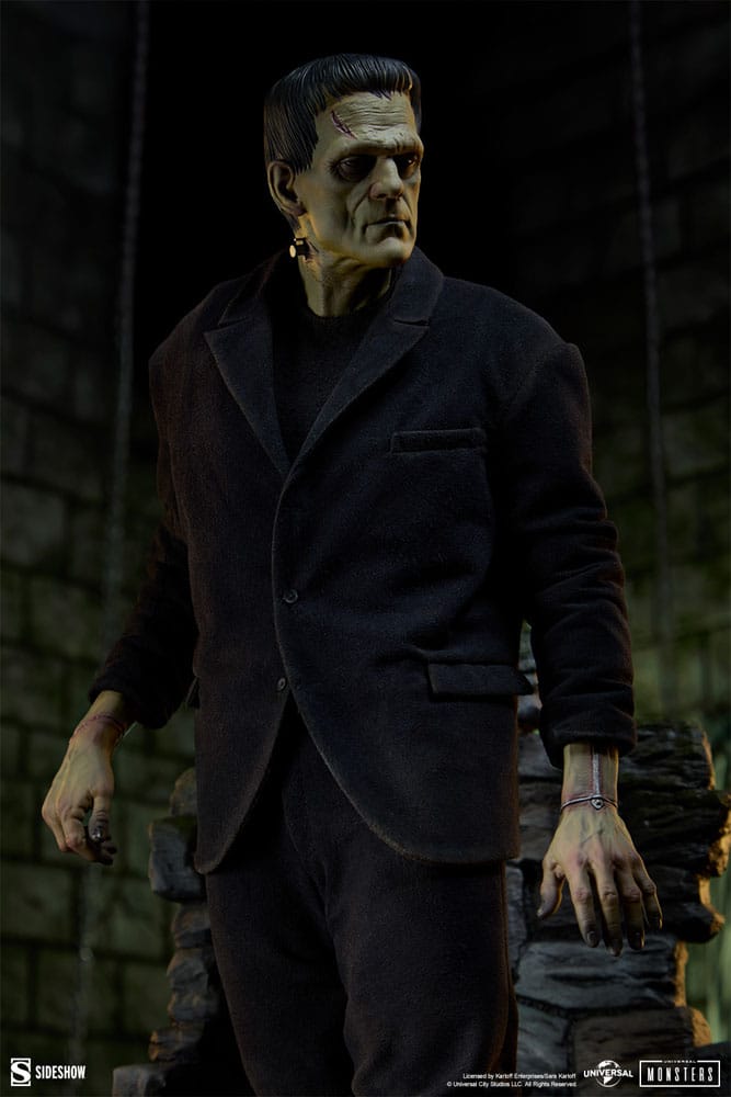 FRANKENSTEIN (MIXED MEDIA) - UNIVERSAL MONSTER - PREMIUM FORMAT - 57CM - SIDESHOW COLLECTIBLES - Imagen 2