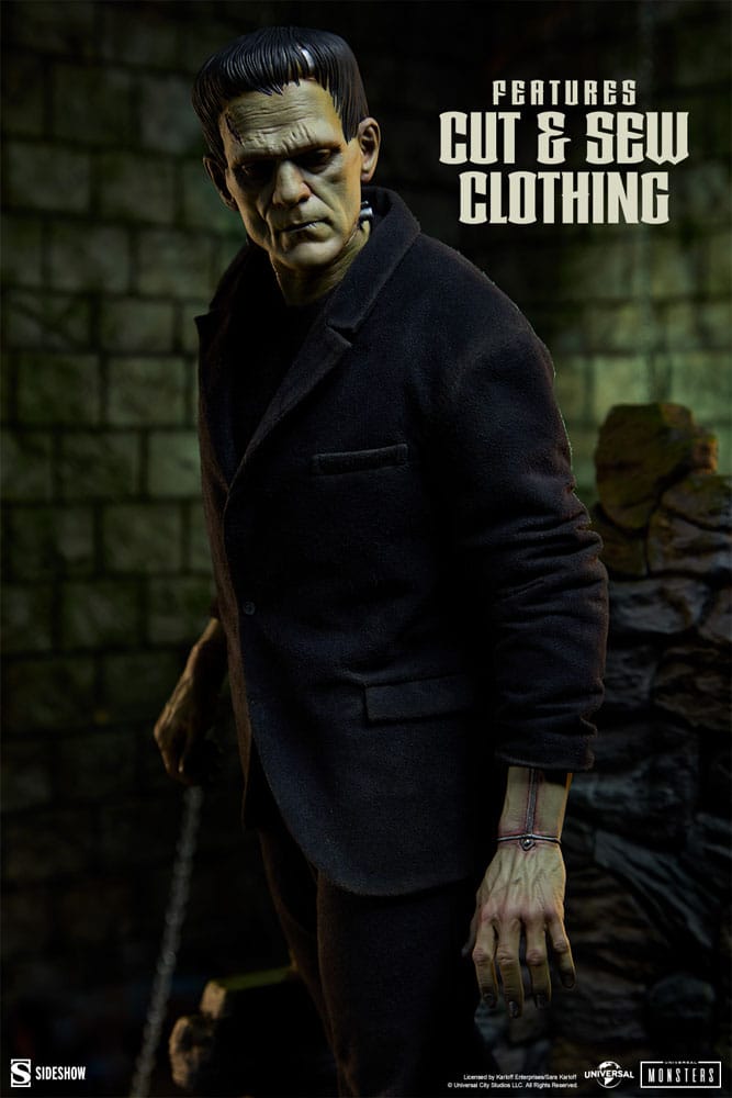 FRANKENSTEIN (MIXED MEDIA) - UNIVERSAL MONSTER - PREMIUM FORMAT - 57CM - SIDESHOW COLLECTIBLES - Imagen 5