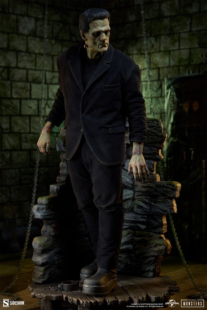 FRANKENSTEIN (MIXED MEDIA) - UNIVERSAL MONSTER - PREMIUM FORMAT - 57CM - SIDESHOW COLLECTIBLES - Imagen 7