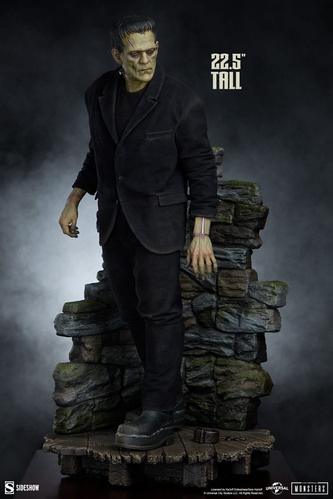 FRANKENSTEIN (MIXED MEDIA) - UNIVERSAL MONSTER - PREMIUM FORMAT - 57CM - SIDESHOW COLLECTIBLES - Imagen 9