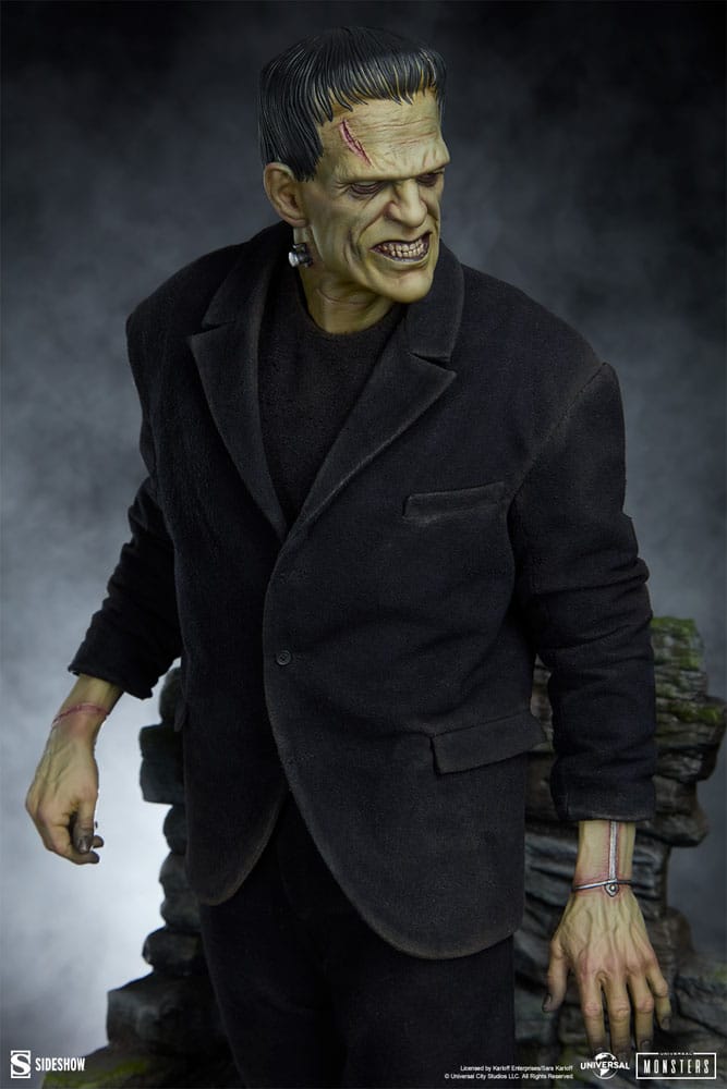 FRANKENSTEIN (MIXED MEDIA) - UNIVERSAL MONSTER - PREMIUM FORMAT - 57CM - SIDESHOW COLLECTIBLES - Imagen 12