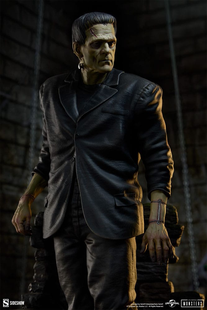 FRANKENSTEIN (POLYSTONE) - UNIVERSAL MONSTER - PREMIUM FORMAT - 57CM - SIDESHOW COLLECTIBLES - Imagen 2